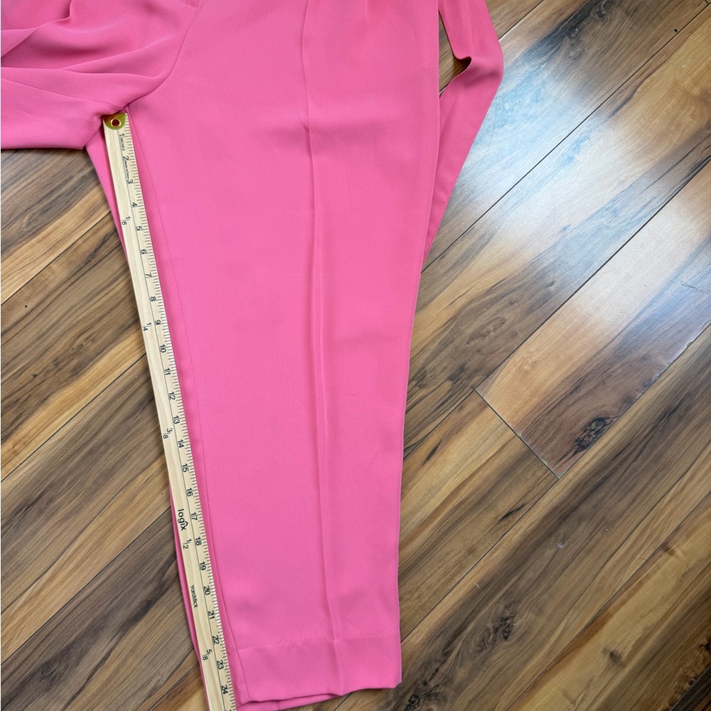 NWT Boden Pink  coral High-Waist Paperbag Ankle Trousers - Picture 9 of 9